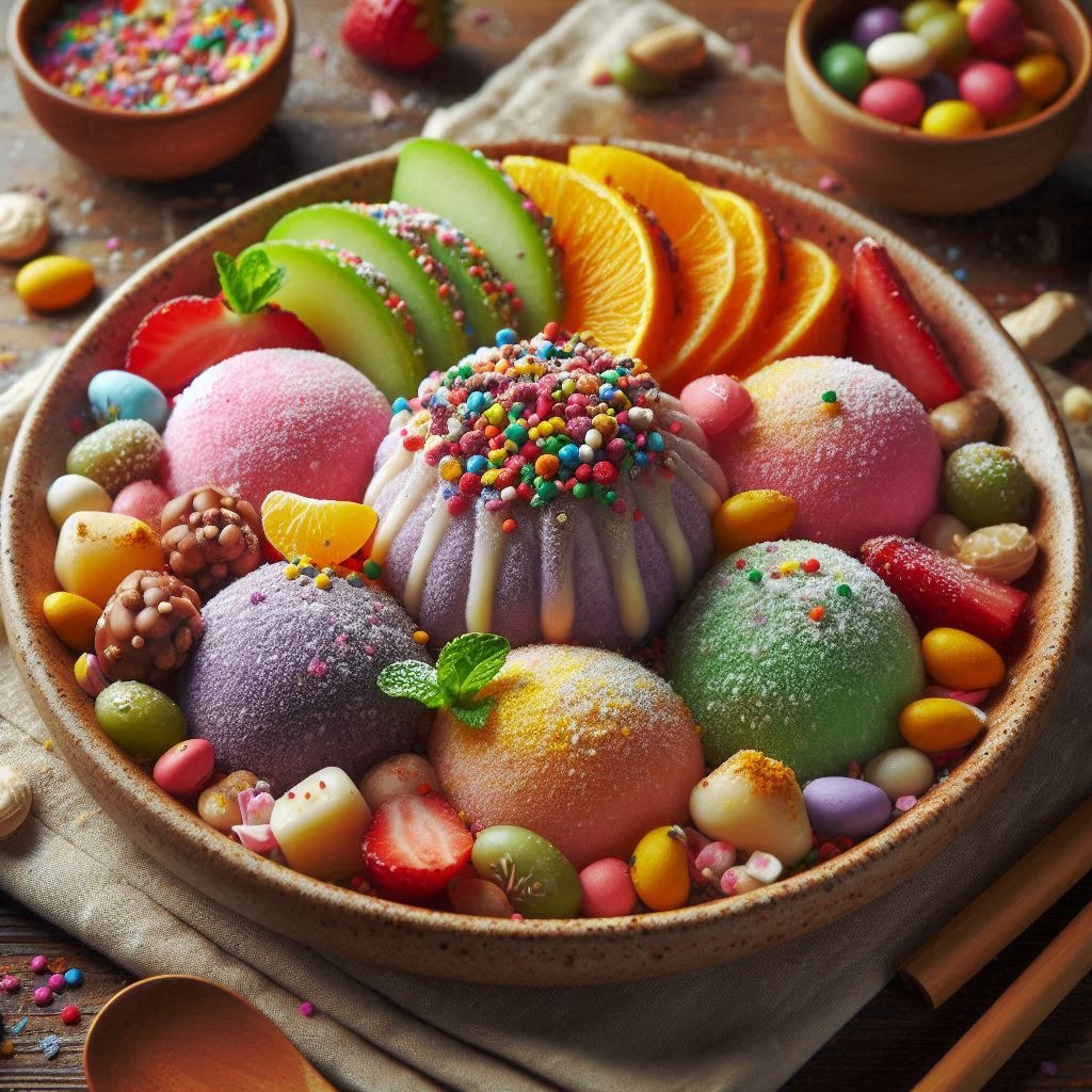 بهترین شیرینی موچی در شیراز