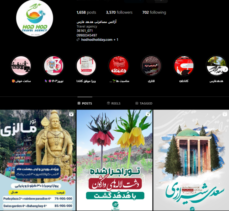 آژانس مسافرتی هدهد